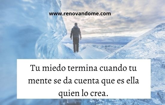 Miedo frases y pensamientos